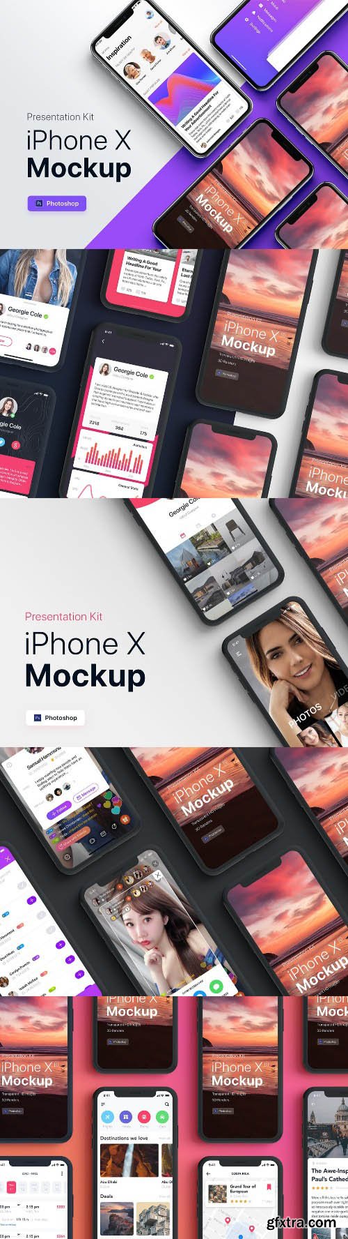 Presentation Kit - iPhone showcase Mockup 2