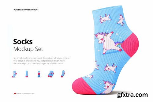 Socks 3d Mockup