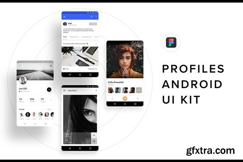 Profiles Android UI Kit (Figma)