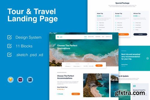 Travel Landing Page - Travel Agency