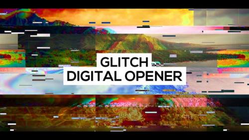 Videohive - Glitch & Digital Opener - 23114788
