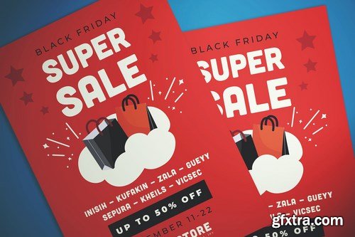 Black Friday Super Sale Flyer