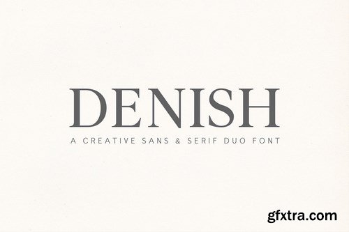 CM - Denish Sans & Serif Duo Font Family 4239175