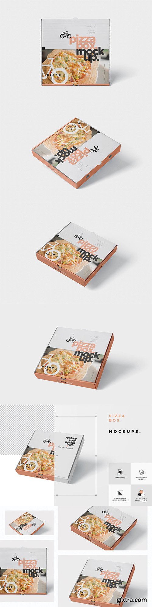 Pizza Box Mock-Up - Grocery Store Edition