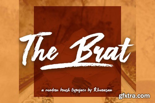 The Brat Brush Font