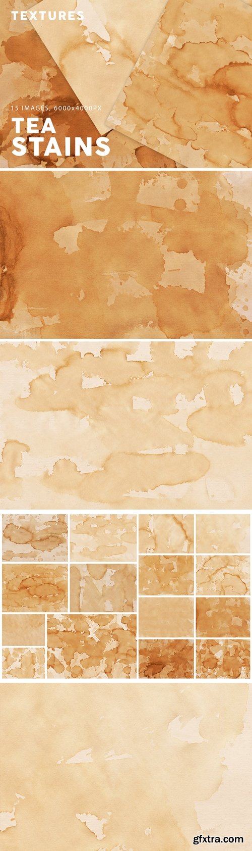 Tea Stains Paper Textures