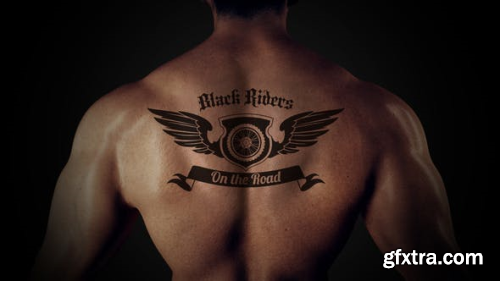 VideoHive Tattoo Logo Reveal 24895246