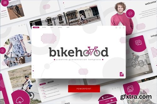 Bikehood Powerpoint, Keynote and Google Slides Templates