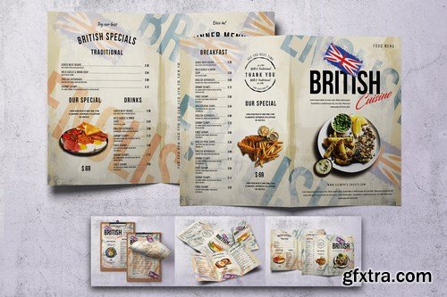 British Food Menu Bundle