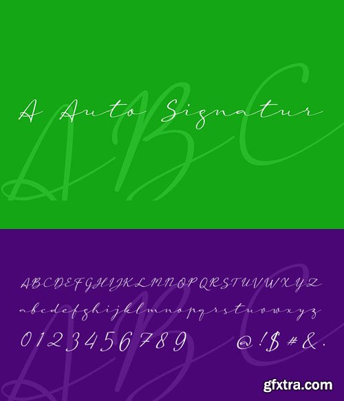 aAuto Signature Style Script Font