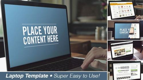 Videohive - Laptop Screen Template - 11608190