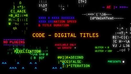 Videohive - Code - Digital Titles - 22939244