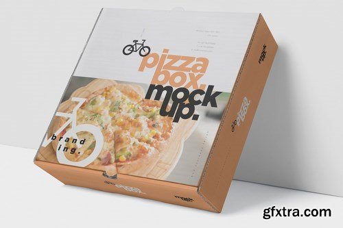 Pizza Box Mockup - Double Pack