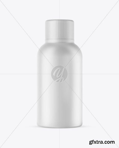 Bottle in Matte Shrink Sleeve Mockup 50651