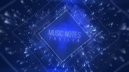 Videohive - Music Notes Trailer - 19732057