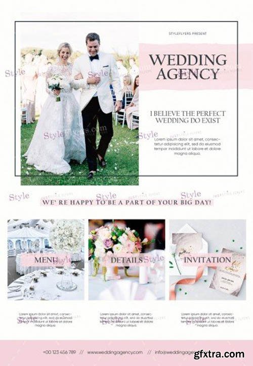 Wedding Agency V3010 2019 PSD Flyer