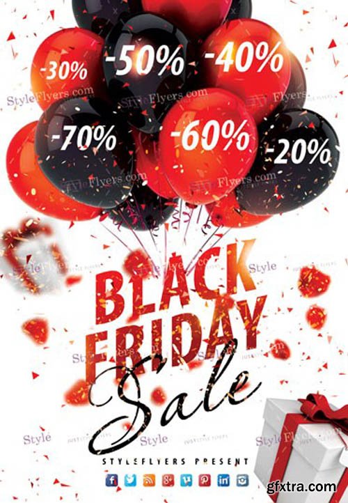 Black Friday Sale V2810 2019 PSD Flyer Template