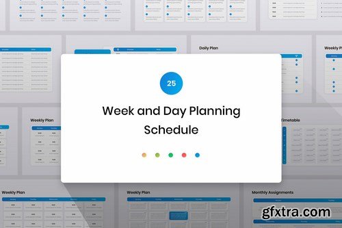 Week and Day Planning, Schedule Powerpoint Google Slides and Keynote Templates