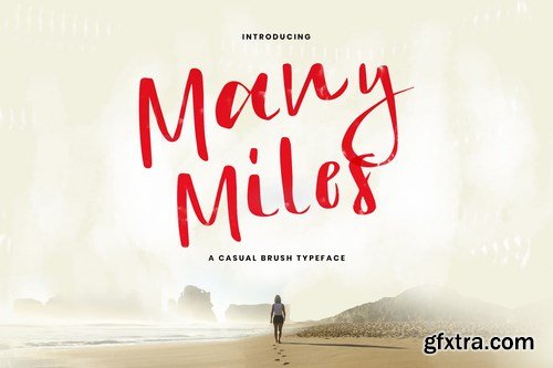 Many Miles - A Casual Typeface