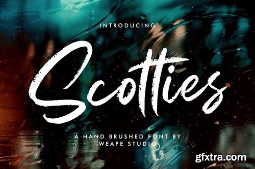 CM - Scotties - Hand Brushed Font 4262383