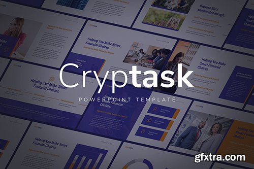 Cryptask - Finance Theme Powerpoint and Google Slides