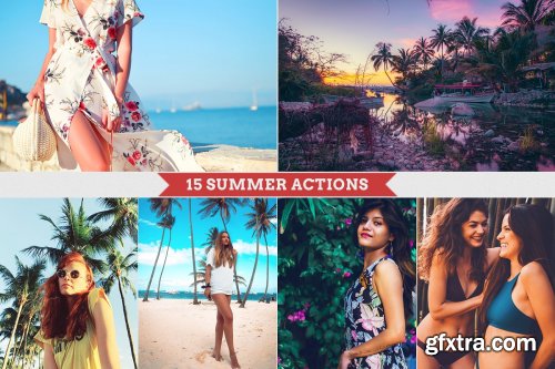 CreativeMarket - Summer Photoshop Actions 3846427
