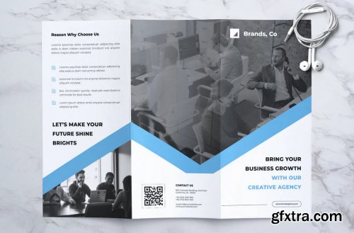 BRANDS Professional Business Trifold Flyer