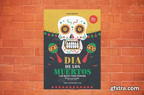 Dia De Los Muertos Flyer