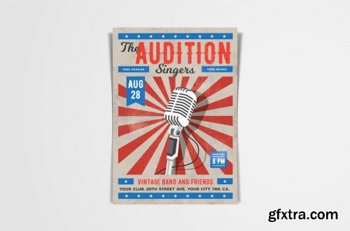 The Audition Flyer Template