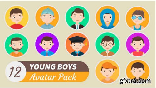 Young Boys Avatar Pack - After Effects 303306