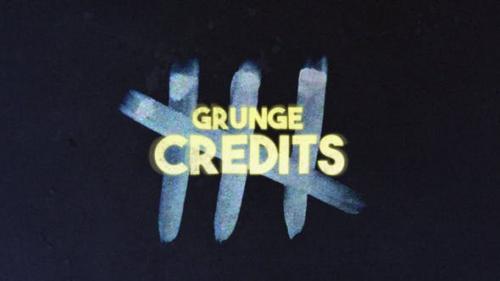 Videohive - Grunge Credits - 24711804