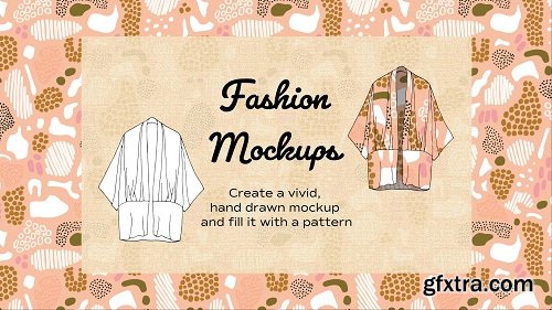 Fashion Mockups: Create a Vivid, Hand Drawn Mockup and Fill It With a Pattern