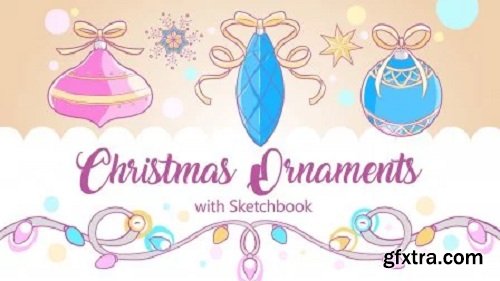 Drawing Christmas Ornaments with Sketchbook