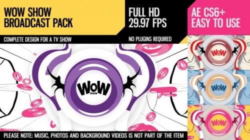 Videohive - WoW Show (Broadcast Pack) - 10582407