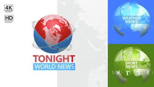 Videohive - Tonight World News - 14634522