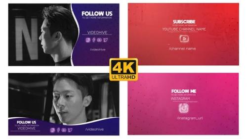 Videohive - Social Outro - Follow Pack - 24994926