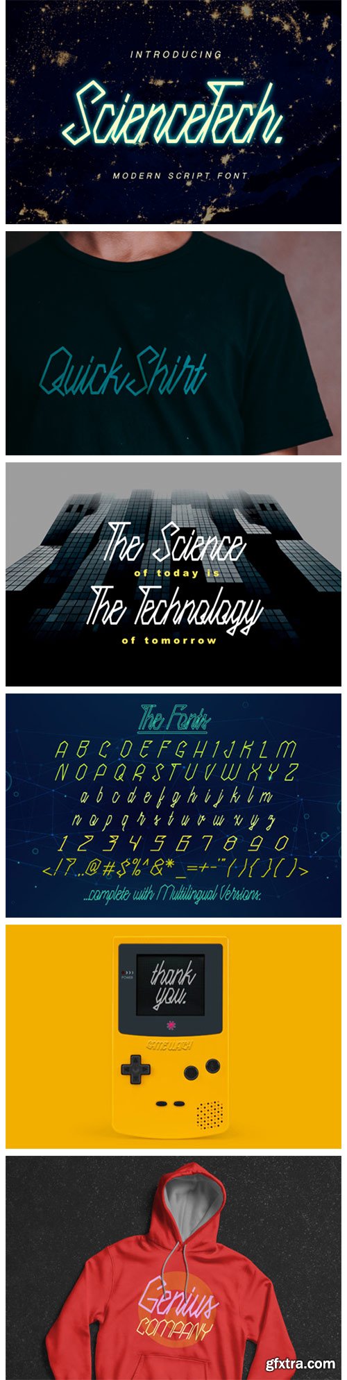 Science Tech Font