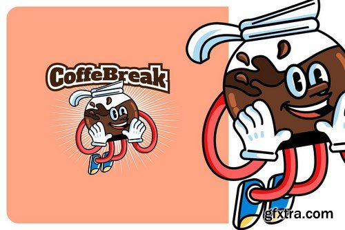 Coffee Break - Mascot & Esport Logo