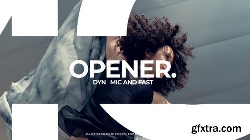 Dynamic And Fast Opener AFTER EFFECTS