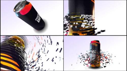 Videohive - E3d Beer Can Commercial - 24662603