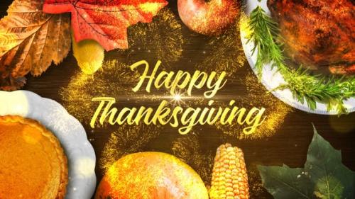 Videohive - Thanksgiving Wishes - 25022400
