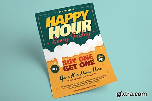 Happy Hour Flyer