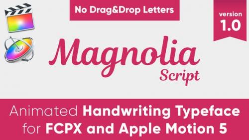 Videohive - Magnolia - Animated Typeface for FCPX and Motion 5 - 24101592