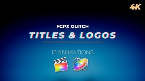 Videohive - FCPX Glitch Titles and Logos - 22773308