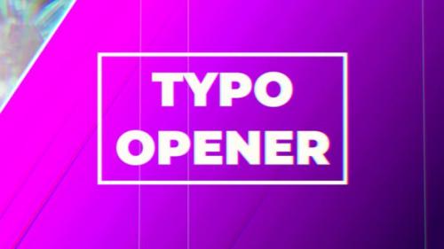 Videohive - Typo Opener - 23039487