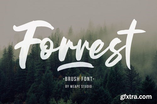 Forrest - Brush Font