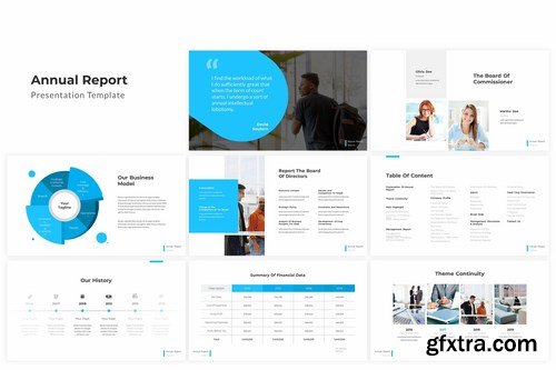 Annual Report - Powerpoint Google Slides and Keynote Templates