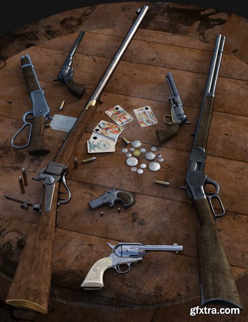 Daz3D - Old West Firearms Vol 2