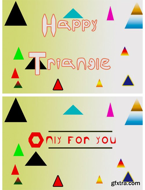 Happy Triangle Font