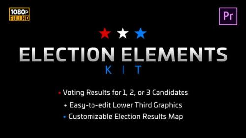 Videohive - Election Elements Kit | MOGRT for Premiere Pro - 25028595